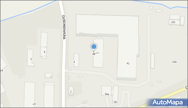 Niemodlin, Gościejowicka, 4a, mapa Niemodlin