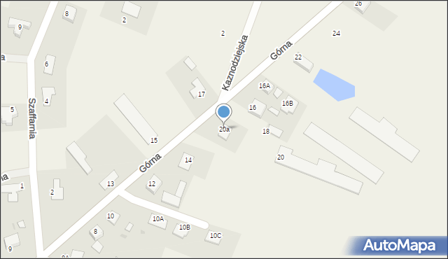 Nowa Chełmża, Górna, 20a, mapa Nowa Chełmża