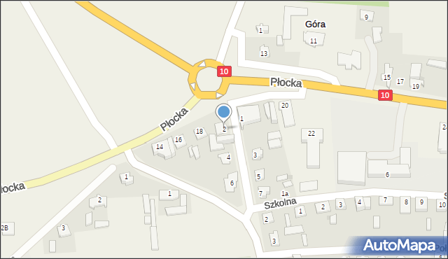 Nowa Góra, Górna, 2, mapa Nowa Góra