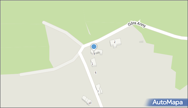 Nowa Ruda, Góra Anny, 3, mapa Nowa Ruda