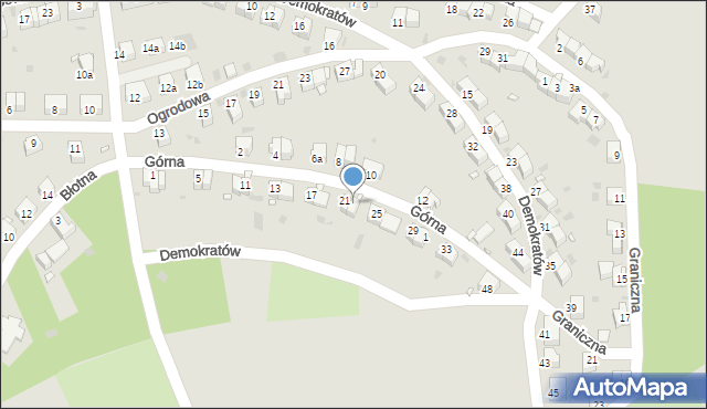 Nowa Ruda, Górna, 23, mapa Nowa Ruda