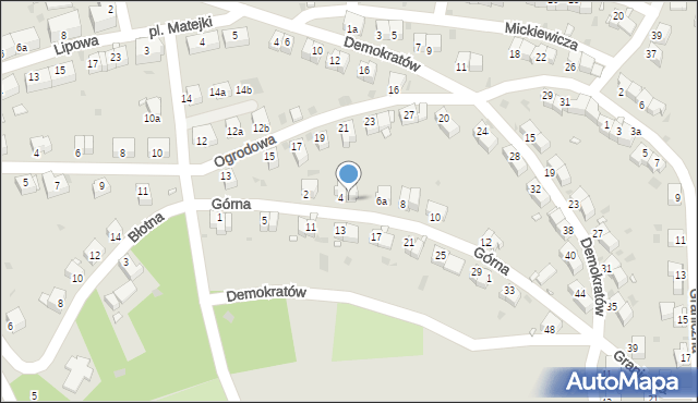 Nowa Ruda, Górna, 6, mapa Nowa Ruda
