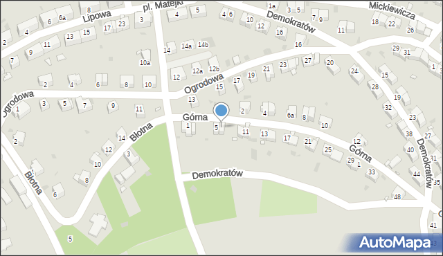 Nowa Ruda, Górna, 7, mapa Nowa Ruda