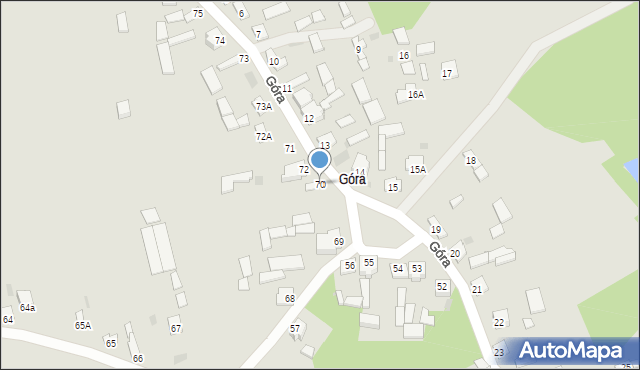 Nowe Miasto nad Pilicą, Góra, 70, mapa Nowe Miasto nad Pilicą
