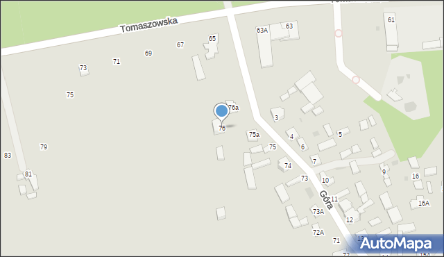 Nowe Miasto nad Pilicą, Góra, 76, mapa Nowe Miasto nad Pilicą