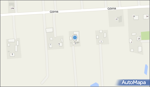 Nowe Miszewo, Górna, 3, mapa Nowe Miszewo