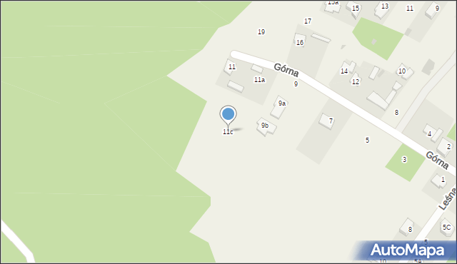 Nowe Opole, Górna, 11c, mapa Nowe Opole