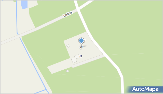 Nowinki, Gościniec Warecki, 48, mapa Nowinki