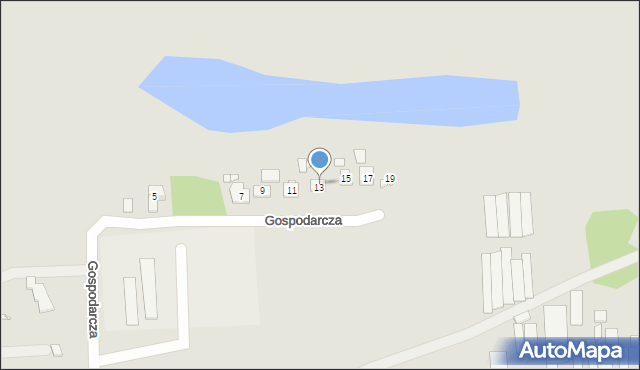 Nowy Dwór Mazowiecki, Gospodarcza, 13, mapa Nowy Dwór Mazowiecki