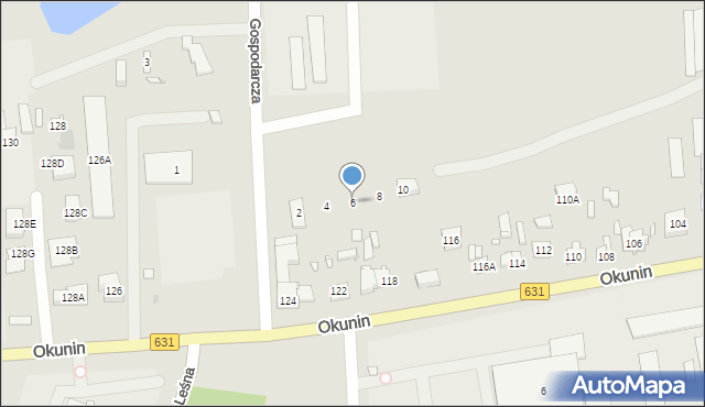 Nowy Dwór Mazowiecki, Gospodarcza, 6, mapa Nowy Dwór Mazowiecki