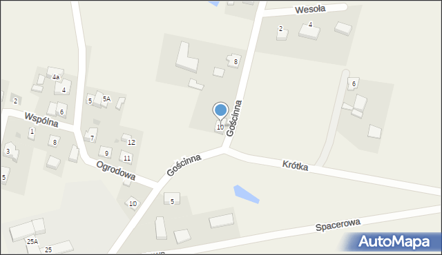 Nowy Klincz, Gościnna, 10, mapa Nowy Klincz