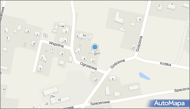 Nowy Klincz, Gościnna, 12, mapa Nowy Klincz