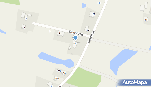 Nowy Klincz, Gościnna, 26, mapa Nowy Klincz