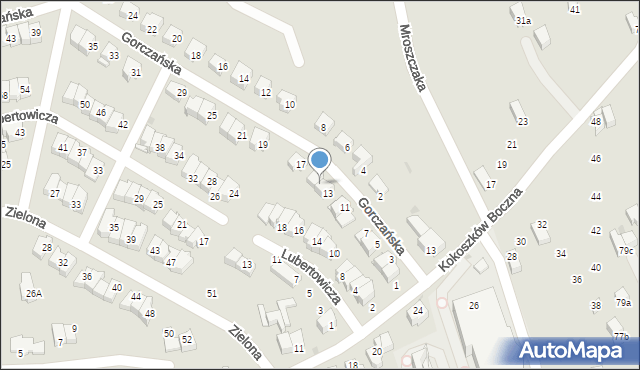 Nowy Targ, Gorczańska, 15, mapa Nowego Targu