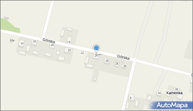 Oblęgorek, Górska, 24, mapa Oblęgorek