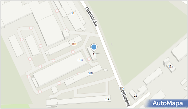 Olecko, Gołdapska, 31, mapa Olecko