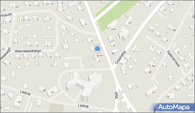 Olecko, Gołdapska, 5, mapa Olecko