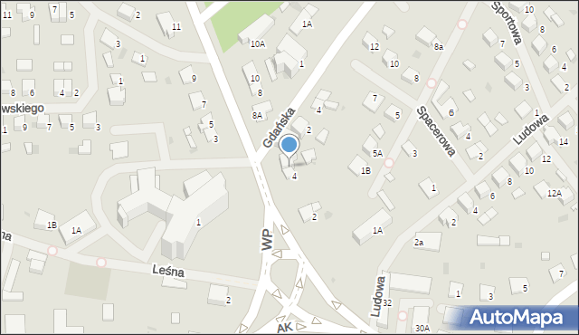 Olecko, Gołdapska, 6, mapa Olecko