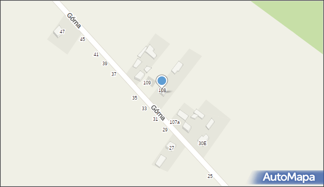 Orońsko, Górna, 32, mapa Orońsko