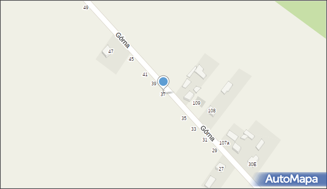 Orońsko, Górna, 37, mapa Orońsko