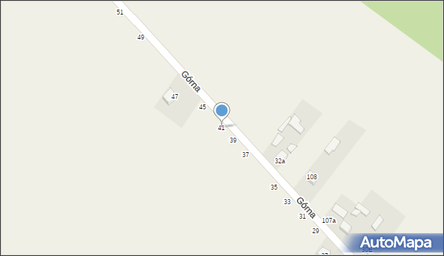 Orońsko, Górna, 41, mapa Orońsko