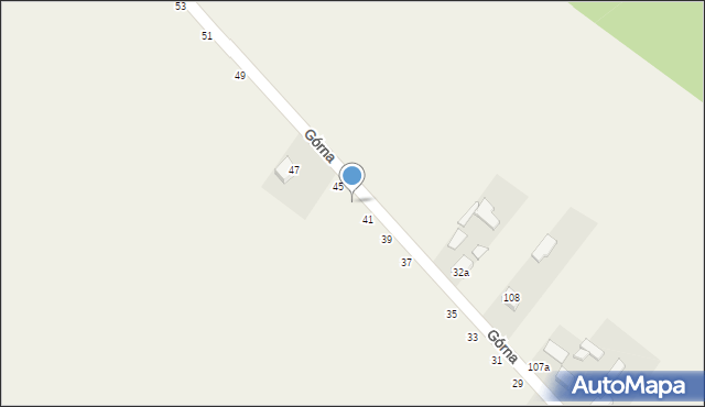 Orońsko, Górna, 43, mapa Orońsko