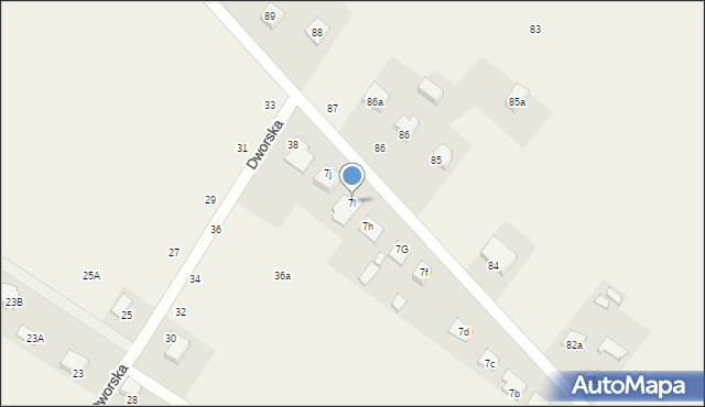 Orońsko, Górna, 7l, mapa Orońsko