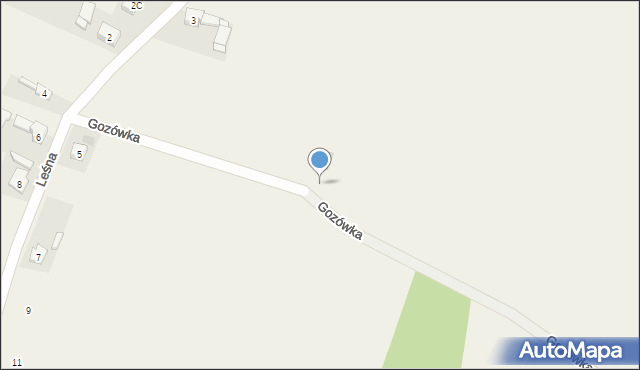 Ossy, Gozówka, 7, mapa Ossy