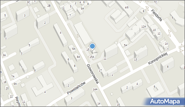 Ostrołęka, Goworowska, 15C, mapa Ostrołęka