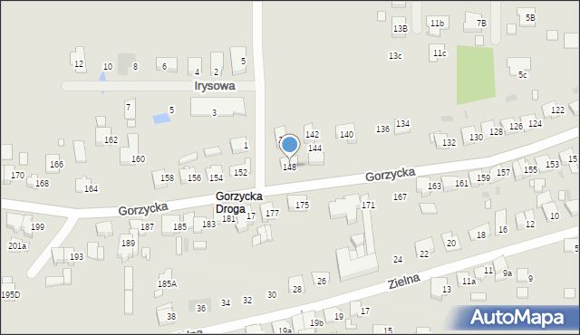 Ostrów Wielkopolski, Gorzycka, 148, mapa Ostrów Wielkopolski
