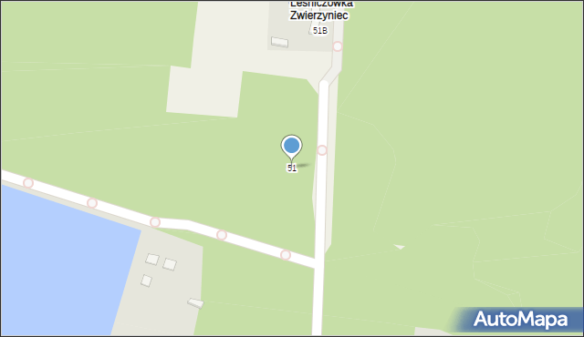 Ostrowiec Świętokrzyski, Gościniec, 51, mapa Ostrowiec Świętokrzyski