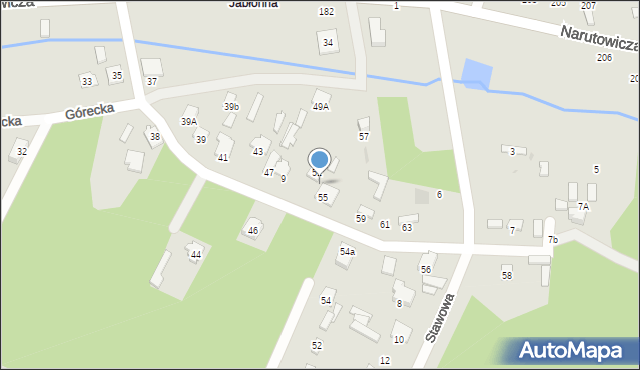 Otwock, Górecka, 53, mapa Otwock