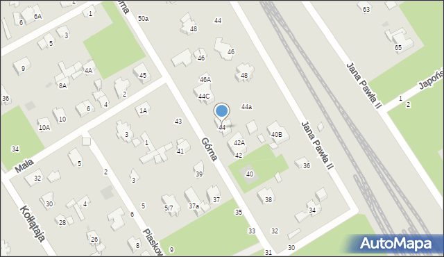 Otwock, Górna, 44, mapa Otwock