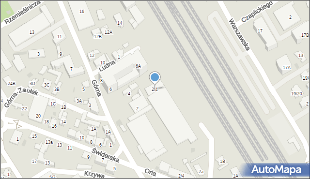 Otwock, Górna, 2/4, mapa Otwock