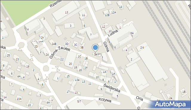 Otwock, Górna, 3A, mapa Otwock