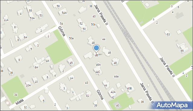 Otwock, Górna, 46, mapa Otwock