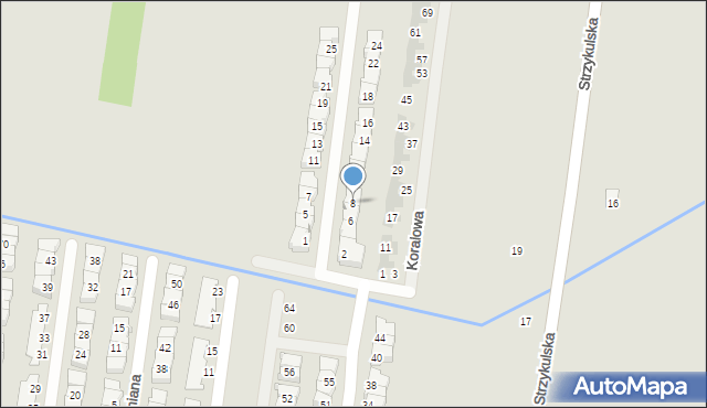 Ożarów Mazowiecki, Goździkowa, 8, mapa Ożarów Mazowiecki