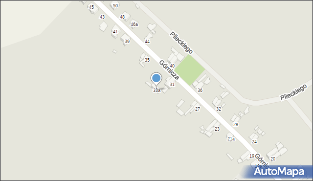 Paczków, Górnicza, 33a, mapa Paczków