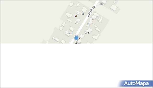 Panki, Górnicza, 27c, mapa Panki