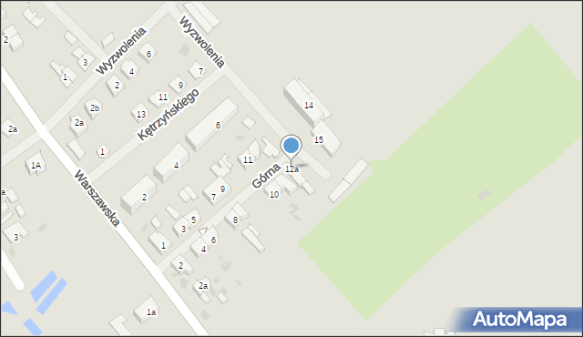 Pasym, Górna, 12a, mapa Pasym