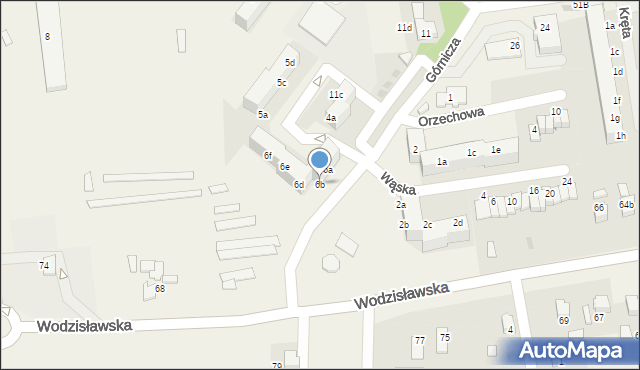 Pawłowice, Górnicza, 6b, mapa Pawłowice