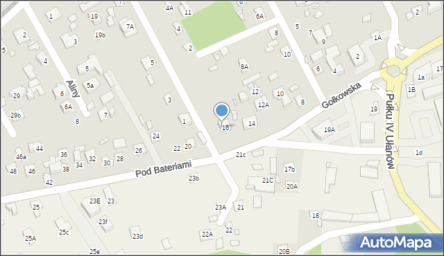 Piaseczno, Gołkowska, 18, mapa Piaseczno