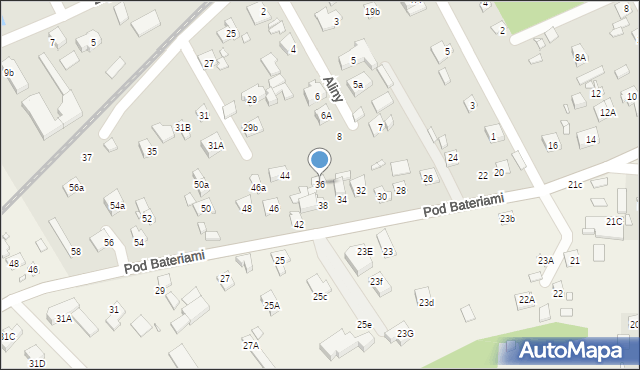 Piaseczno, Gołkowska, 36, mapa Piaseczno