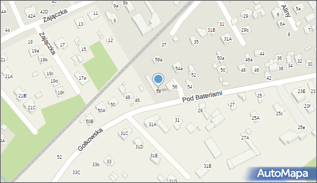 Piaseczno, Gołkowska, 58, mapa Piaseczno