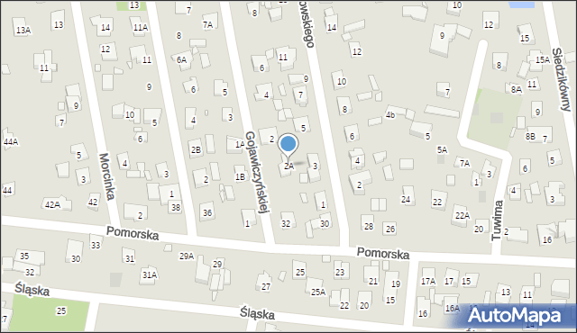 Piaseczno, Gojawiczyńskiej, 2A, mapa Piaseczno