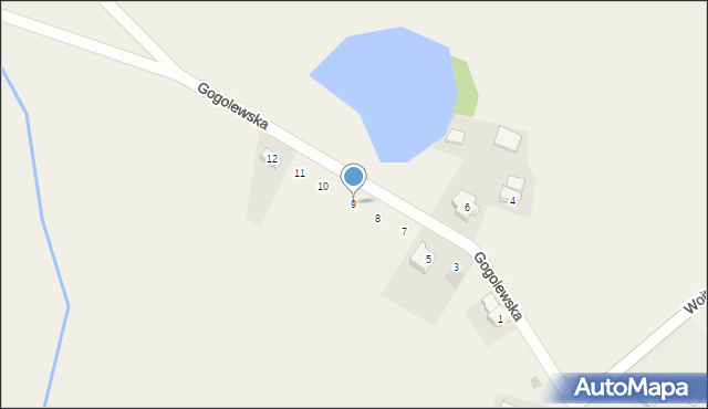 Piaseczno, Gogolewska, 9, mapa Piaseczno