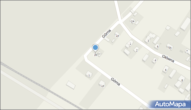 Piekary, Górna, 1b, mapa Piekary
