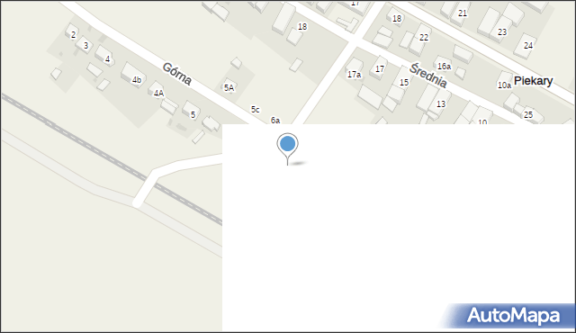 Piekary, Górna, 7, mapa Piekary