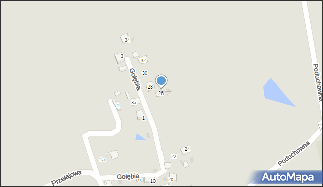 Piotrków Kujawski, Gołębia, 26, mapa Piotrków Kujawski