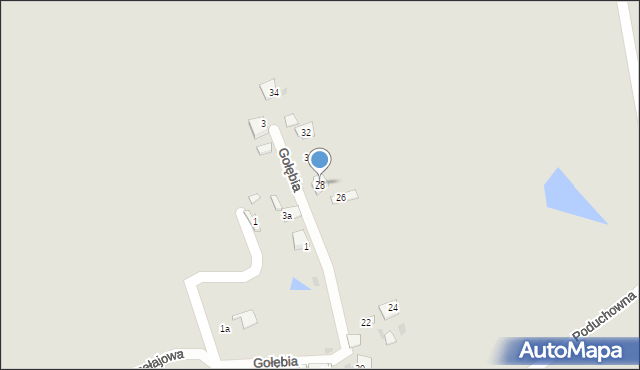 Piotrków Kujawski, Gołębia, 28, mapa Piotrków Kujawski